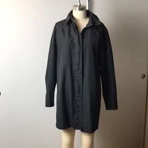 Women’s Vintage Black Raincoat Size 12/14